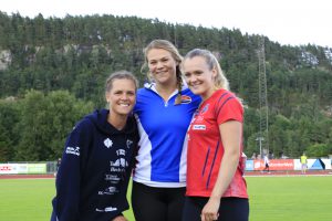 Kristin med seier i kule foran Charlotte Lund Abrahamsen og Camilla Røning