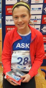 13,07 på 100 m av Leah Indrebø (14), og sterk pers. (Arkivbilde)